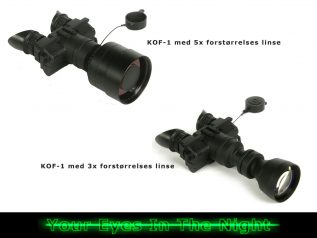 forstørrelseslinser til kof-1 night vision natkikkert goggle